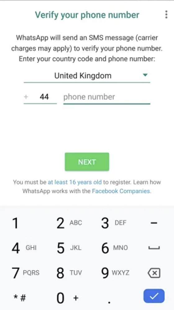 Wiederherstellung von WhatsApp-Konten nach Telefonnummern